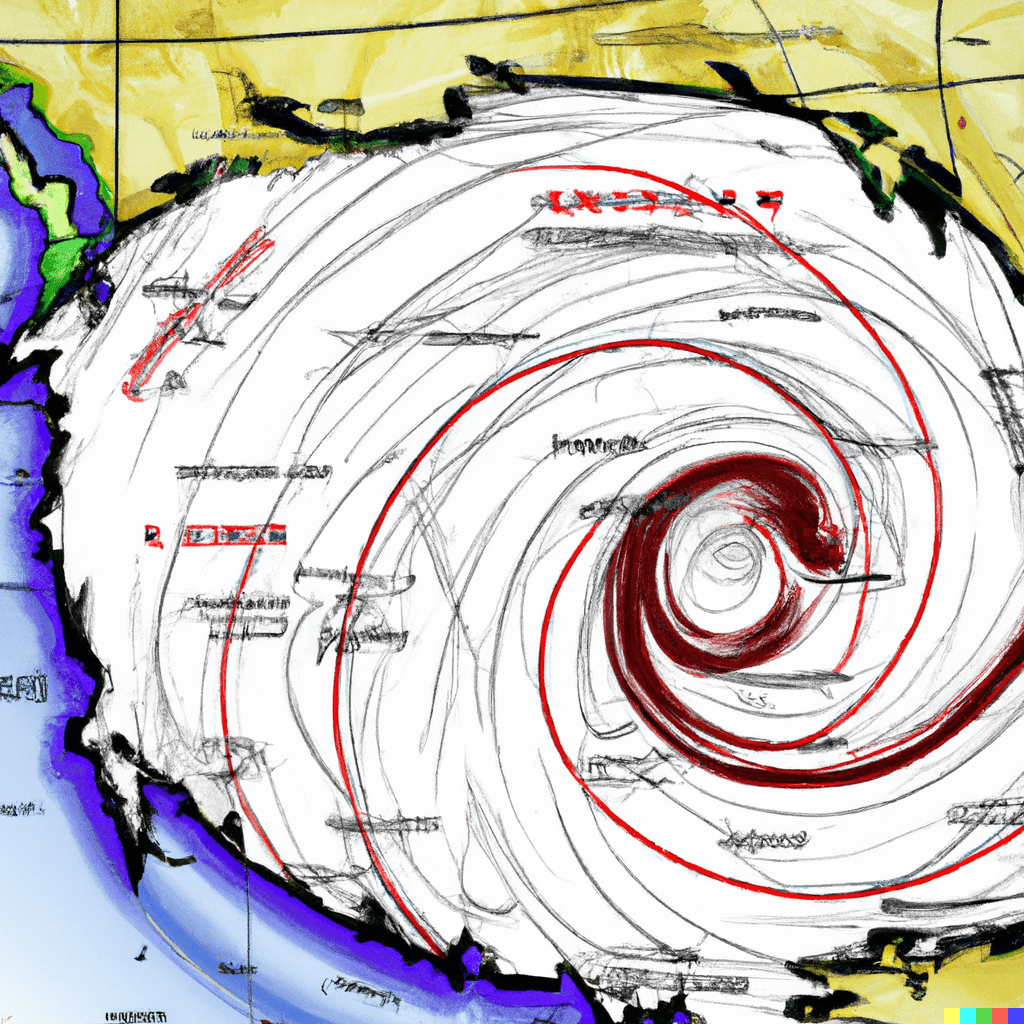 hurricane map