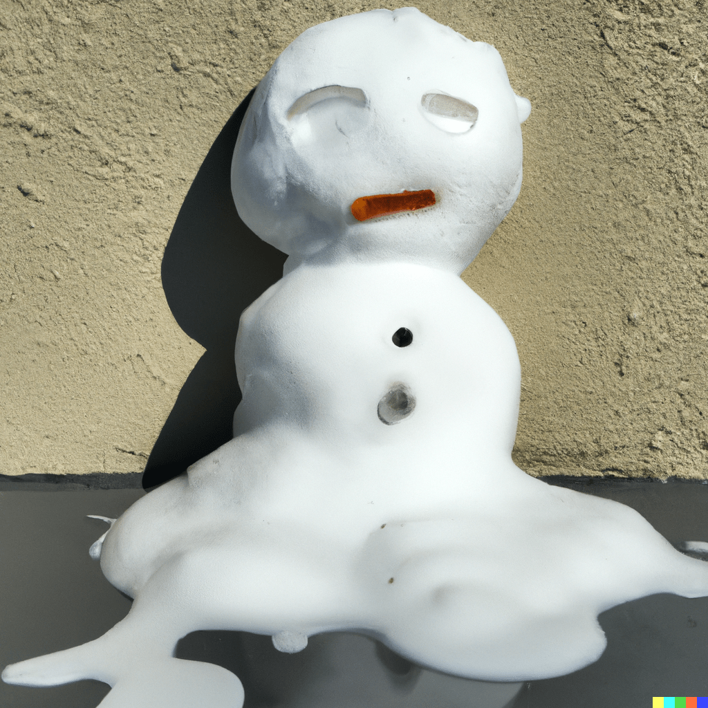 melting snowman