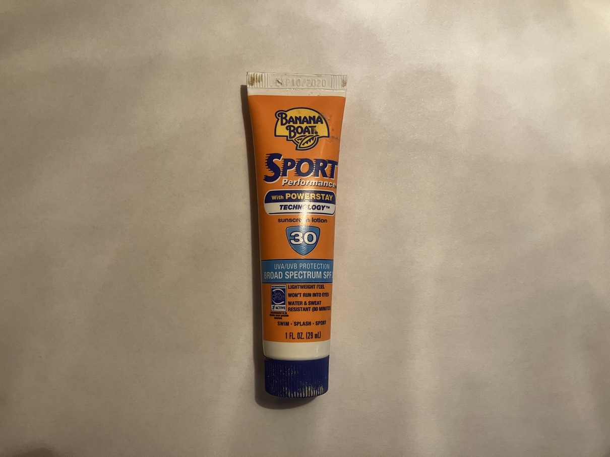 tube of spf 30 sunscreen