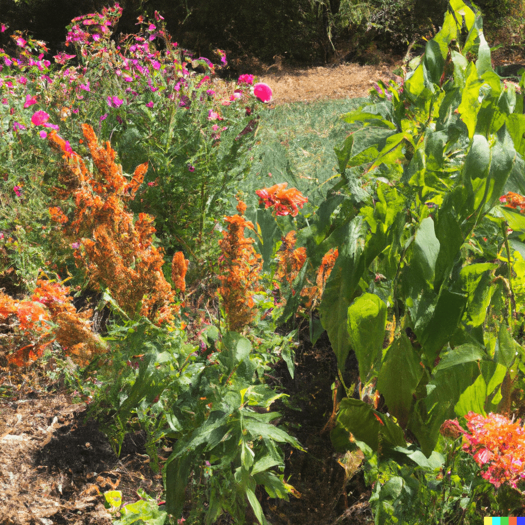 photo of perennial garden