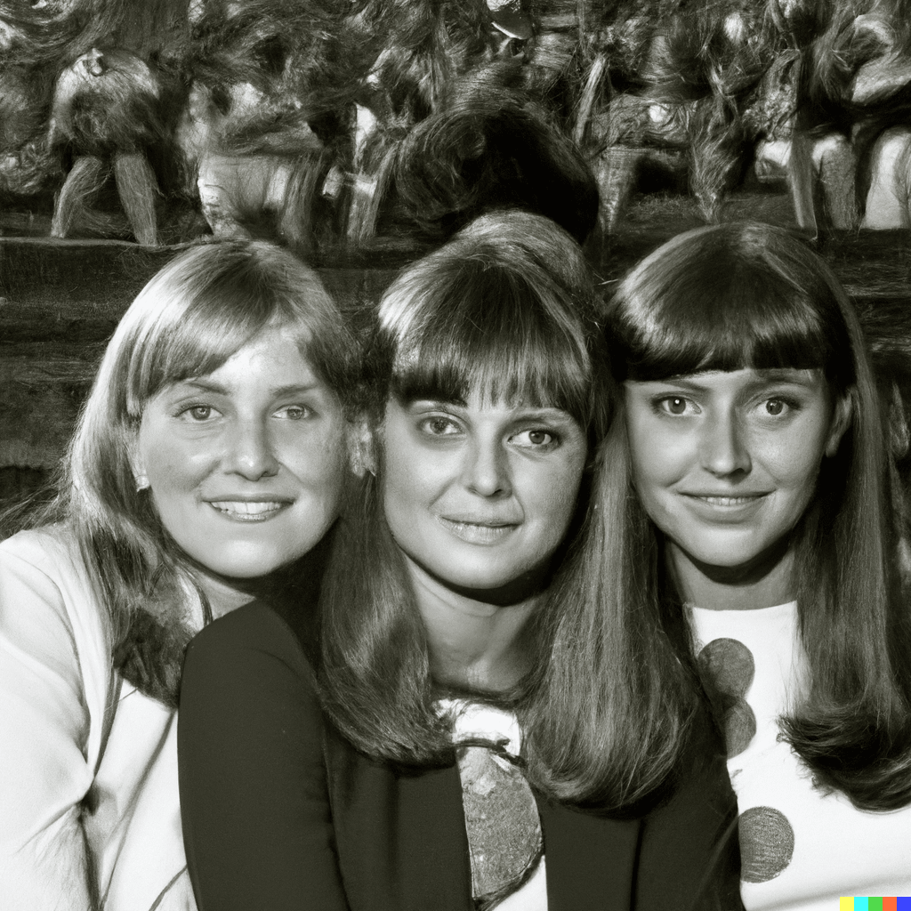 three teen girls at a concert